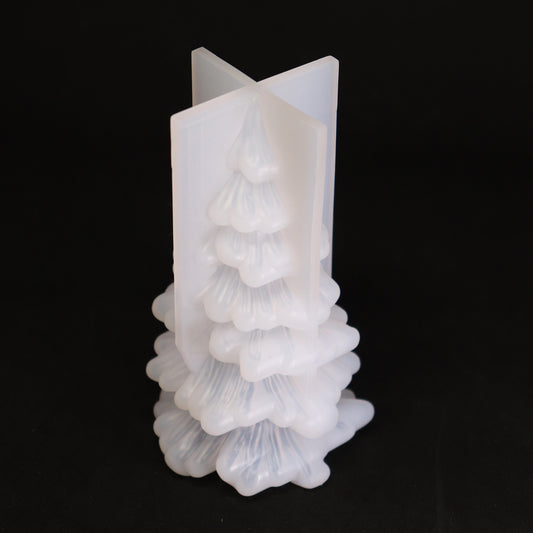 Silikonform 3D Tannenbaum Gießform Weihnachten Dekoration ca. 12 x 7 cm
