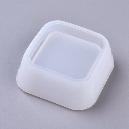 Silikonformen viereckige kleine Schälchen. ca. 5 cm klein.  Gießformen für Epoxidharze