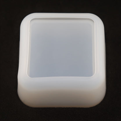 Silikonform viereckige kleine Schüssel Gießform für Epoxidharze ca. 5,5 x 5,5 cm