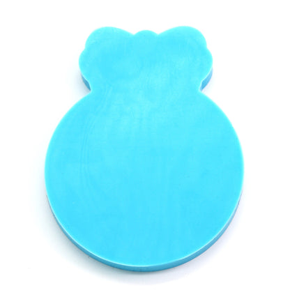 Silikonform Weihnachtskugel mit Schleife u Streifen Gießform Weihnachten ca. 7cm