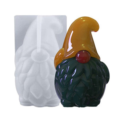 Silikonform 3D Wichtel Gießform Weihnachten Dekoration ca. 9,5 cm