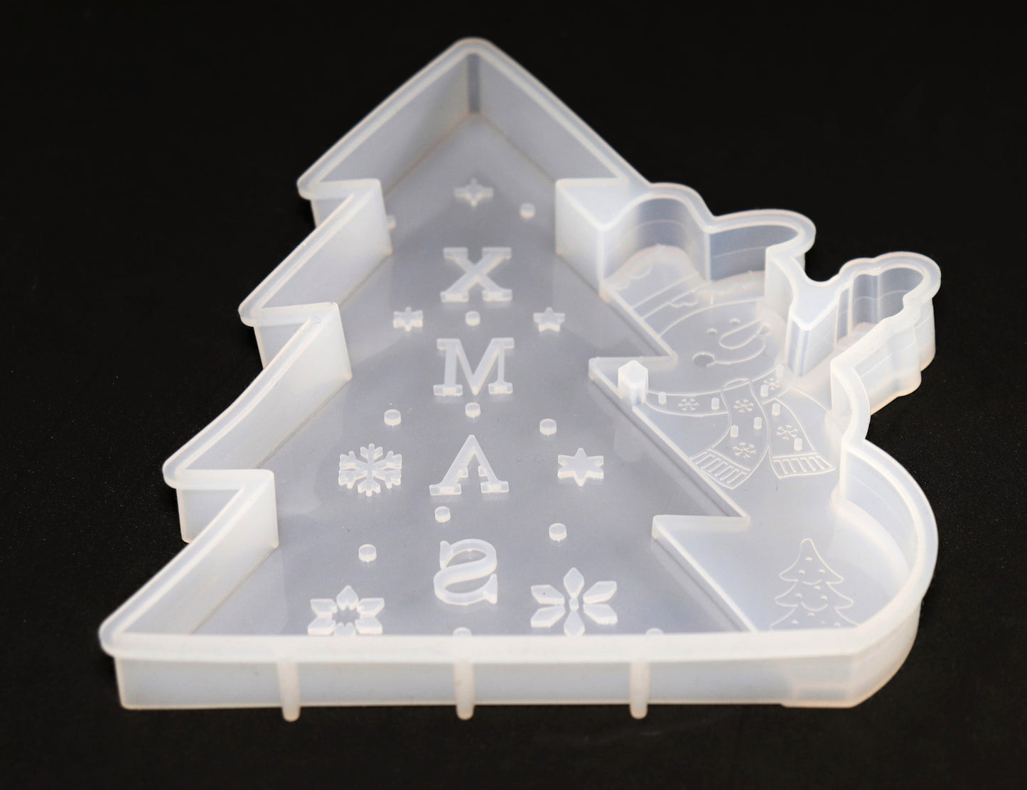 Silikonform XMAS Weihnachten Aufsteller Gießform für Epoxidharz ca. 18,5 cm
