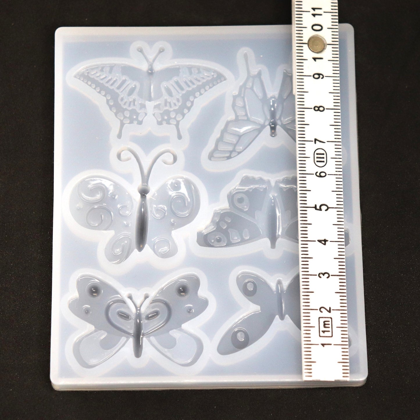 Silikonform Schmetterlinge verschieden Gießform je ca. 4 x 2,5 cm