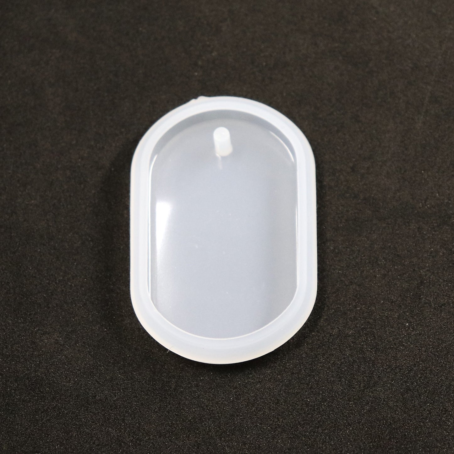 Gießform Anhänger Oval abgerundet klein