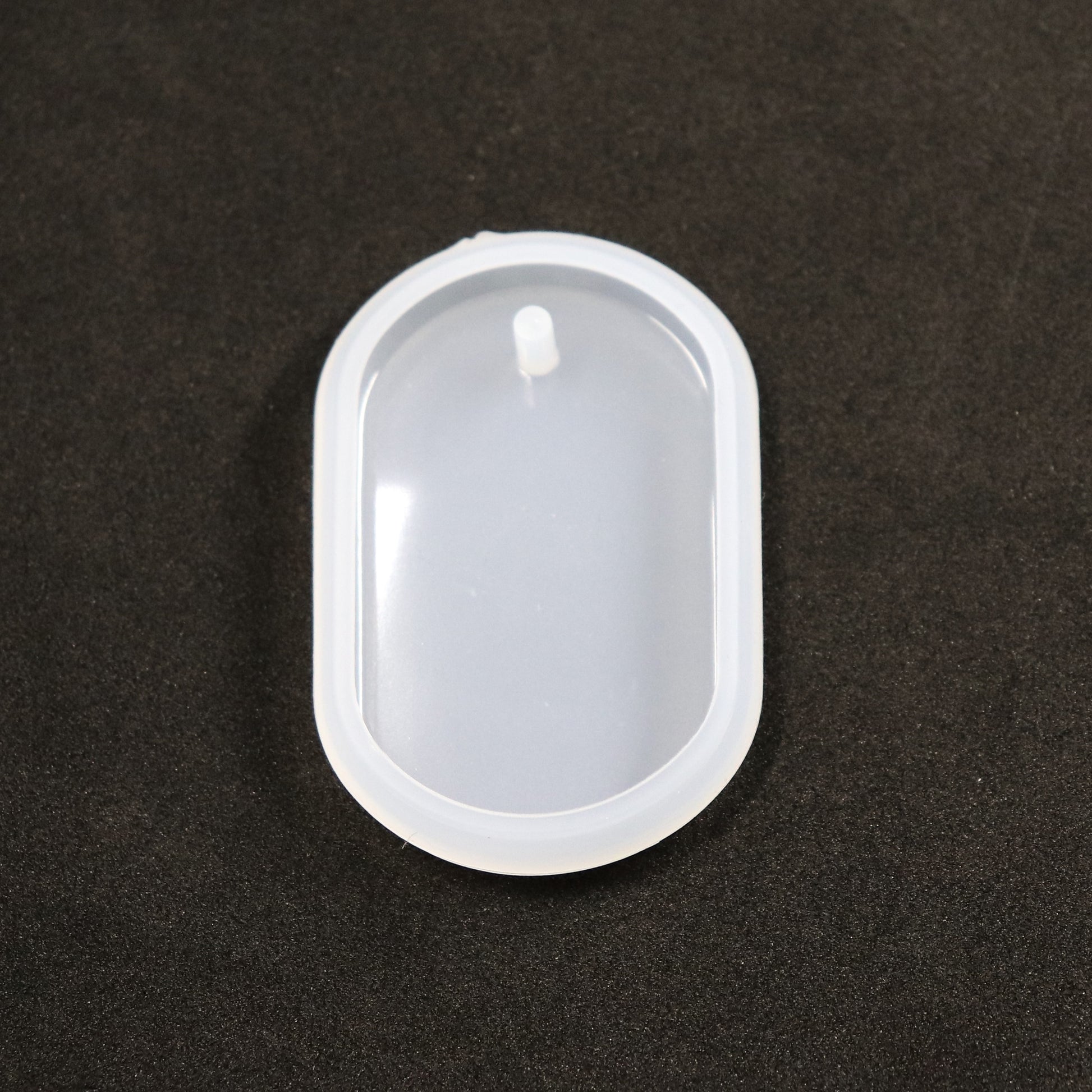 Gießform Anhänger Oval abgerundet klein
