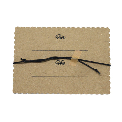 Wunscharmband mit Evil Eye Perle und Karte